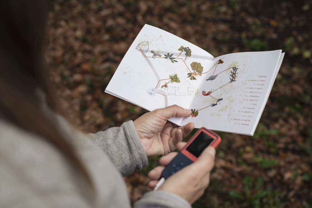 interno libretto delle immersioni naturali con audioguida
